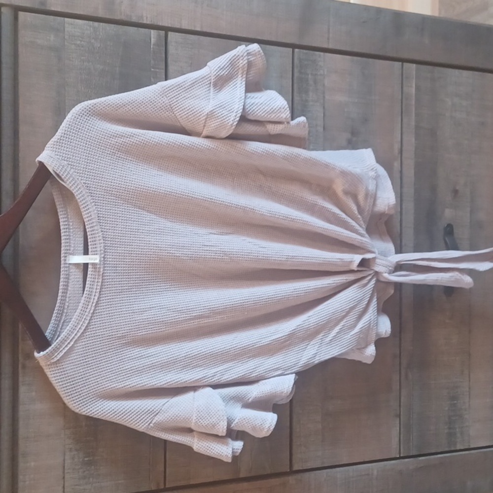 🌟Ruffled waist tie top🌟 - Picture 3 of 6